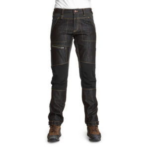 Is Not Enough Aethra Denim Pants - Jet Black - Naiset - M