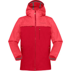 Norrøna Svalbard Cotton Jacket W - Crisp Ruby - Naiset - XL