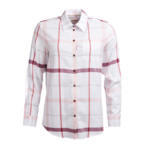 Barbour Oxer Shirt - Powderpink - Naiset - 16