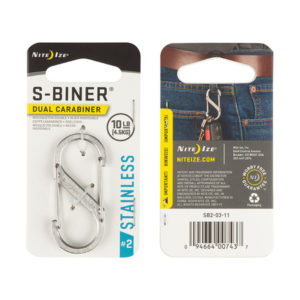 Nite Ize S-biner #2 - Stainless - OneSize