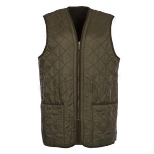 Barbour Polarquilt Waistcoat Zip In Liner - Olive - Miehet - XS