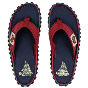 Gumbies Islander Canvas Flip-flops - Navy Coast - Unisex - 46