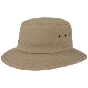 Stetson Bucket Delave Organic Cotton - Sand - Unisex - XL