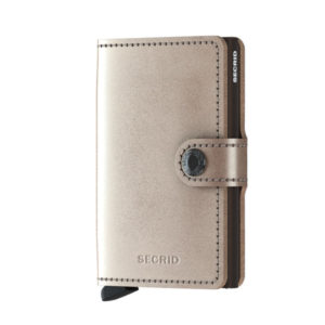 Secrid Miniwallet Metallic - Champagne-brown - OneSize