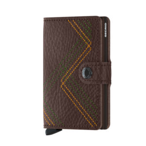 Secrid Miniwallet Stitch - Linea Espresso - OneSize