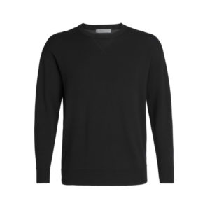 Icebreaker Mens Carrigan Sweater Sweatshirt - Black - Miehet - S