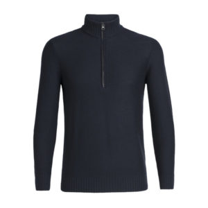 Icebreaker Mens Waypoint Ls Half Zip - Midnight Navy - Miehet - M