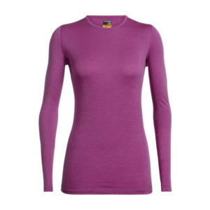 Icebreaker Wmns 200 Oasis Ls Crewe - Amore - Naiset - L