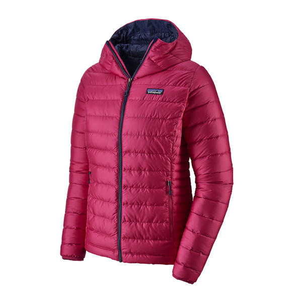 Patagonia W' S Down Sweater Hoody - Craft Pink W/classic Navy - Naiset - S