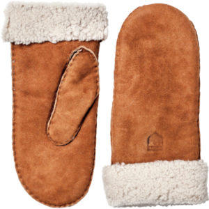 Hestra Sheepskin Mitt - Cork Brown - Naiset - 9