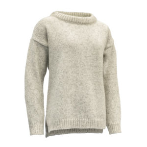 Devold Nansen Woman Split Seam Sweater - Greymelange - Naiset - M