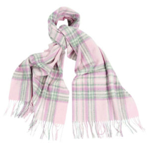 Barbour Lonnen Check Wrap - Pink/neutral - Naiset - OneSize