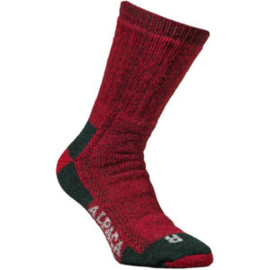 Alpacasocks Alpacasocks 3-p - Red/pine Green - Unisex - 44-47