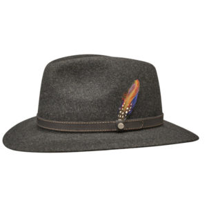 Stetson Traveller Woolfelt Mix - Black Mix - M