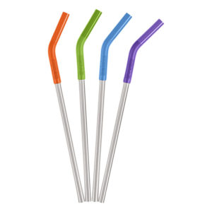 Klean Kanteen Straw 4 Pack - 8mm - Multi Color - OneSize