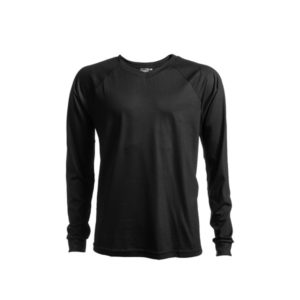 Keli Merinovilla Pitkähihainen Paita - Black - Unisex - XXS