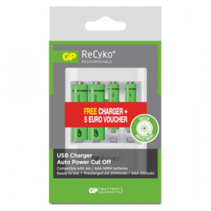 GP Batteries Gp Recyko Promo Laturi+akut U411210/65efrgivh-2gbw4 - Nocolor - OneSize