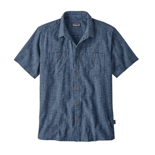 Patagonia M' S Back Step Shirt - Trails: Stone Blue - Miehet - XL