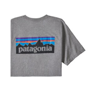 Patagonia M' S P-6 Logo Responsibili-tee - Gravel Heather - Miehet - L