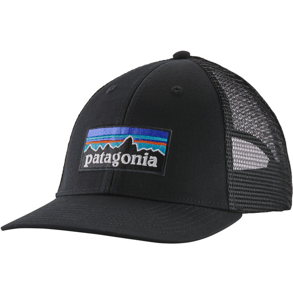 Patagonia P-6 Logo Lopro Trucker Hat - Black - Unisex - OneSize