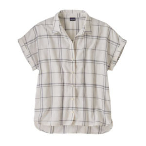 Patagonia W' S Lw A/c Shirt - Harvest Windowpane: White Wash - Naiset - XS