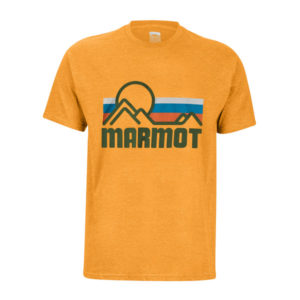 Marmot Marmot Coastal Tee Ss - True Aztec Gold Heather - Miehet - XL