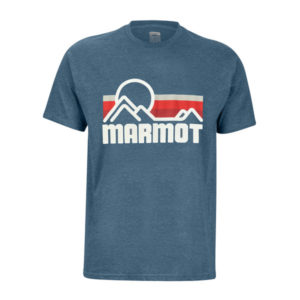 Marmot Marmot Coastal Tee Ss - True Navy Heather - Miehet - S