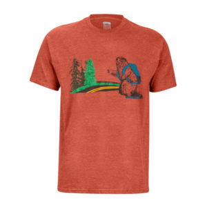 Marmot Trek Tee Ss - Picante Heather - Miehet - L