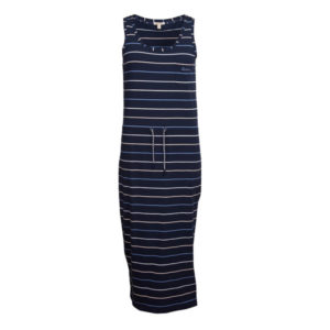 Barbour Overland Dress - Navy Stripe - Naiset - 16