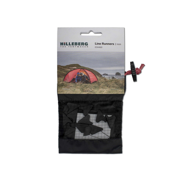 Hilleberg Line Runners For 2mm Guy Line - Black - OneSize
