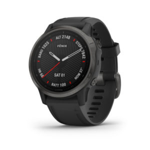 Garmin Fenix 6s Sapphire, Black Band - Carbon Grey - OneSize