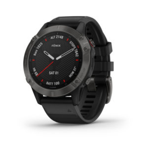 Garmin Fenix 6 Sapphire, Black Band - Black - OneSize