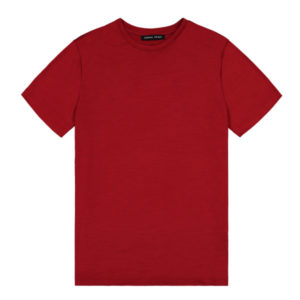 Formal Friday Ultrafine Merino T-shirt - Wine - Unisex - XL