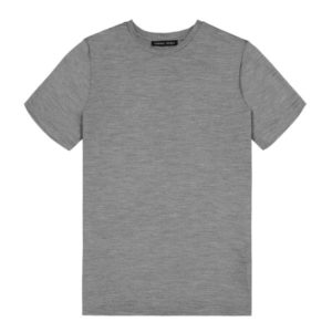 Formal Friday Ultrafine Merino T-shirt - Light Grey - Unisex - XS