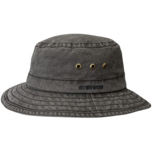 Stetson Bucket Delave Organic Cotton - Black - Unisex - L