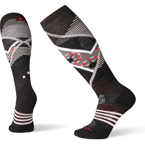 Smartwool Women' S Phd Ski Light Elite Pattern - Black - Naiset - S