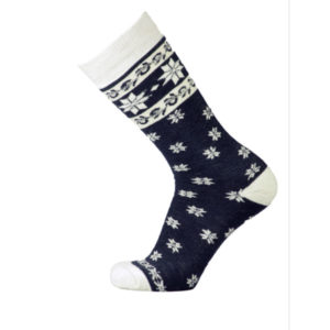 Bola Merino Midnight Sock - Navy/white - 41-46