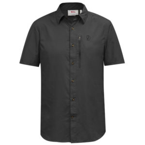 Fjällräven Abisko Hike Shirt Ss M - Dark Grey - Miehet - XXL