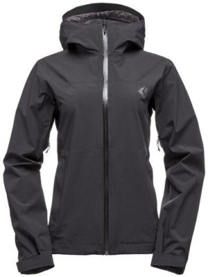 Women's StormLine Stretch Rain Shell Musta XS