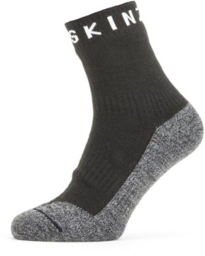 Warm Weather Soft Touch Ankle Length Sock Musta / Harmaa XL