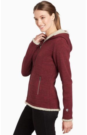 Alska Women's Hoody Wine XL