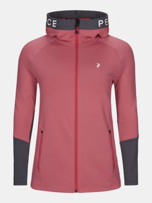 Rider Zip Hood Women Punainen XL