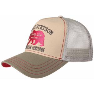 Stetson Trucker Cap Bear - Beige/white - Miehet - OneSize