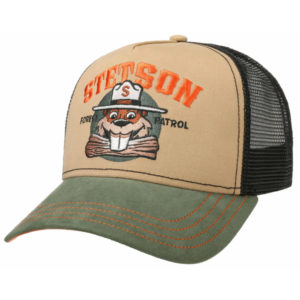 Stetson Trucker Cap Forest Patrol - Beige/green/black - Miehet - OneSize