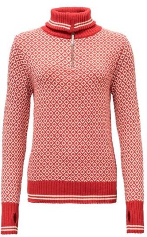 Slogen Zip Neck Women's Punainen XS