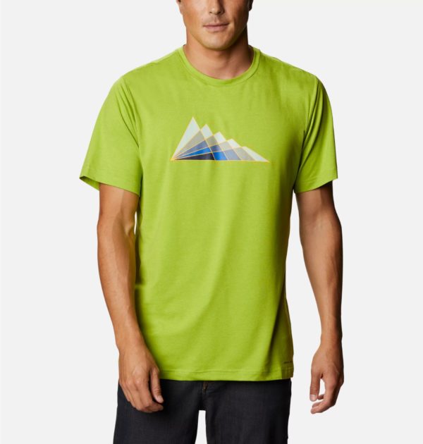 Tech Trail Graph Tee Vaaleanvihreä M