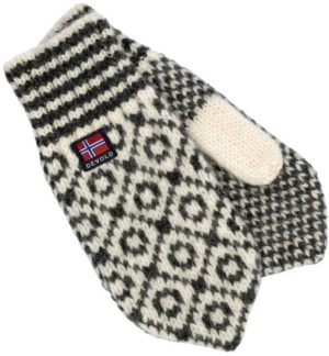 Svalbard Mittens Luonnonvalkoinen M