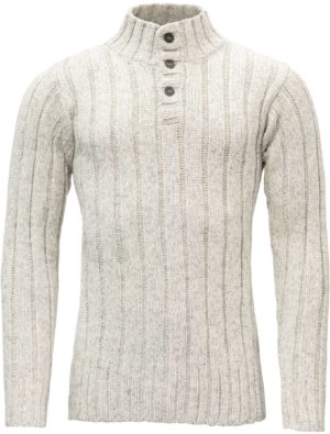 Nansen Rib Knit Sweater Luonnonvalkoinen XXL