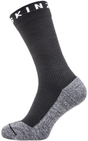 Soft Touch Mid Length Sock Musta / Harmaa XL