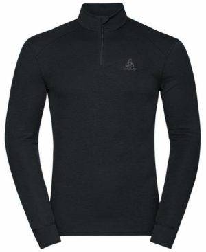 Active Warm Half-zip LS Musta XXL